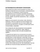 Cuales son Las Tecnologías De La Información Y Comunicación: