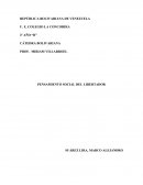 Pensamiento social del Libertador
