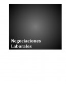 NEGOCIACIÓN LABORAL. RELACIONES LABORALES