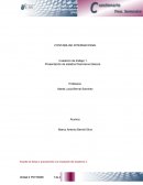 CONTABILIAD INTERNACIONAL Cuaderno de trabajo 1. Presentación de estados financieros básicos