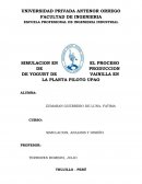 SIMULACION EN EL PROCESO DE PRODUCCION DE YOGURT DE VAINILLA EN LA PLANTA PILOTO UPAO