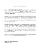 Descargo Laboral RECIBO DE DESCARGO LABORAL