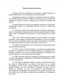 SISTEMAS EDUCATIVOS EN MEXICO