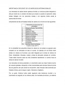 IMPORTANCIA CRECIENTE DE LOS MERCADOS INTERNACIONALES