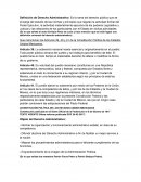 Definición de Derecho Administrativo: Es la rama del derecho público que se encarga del estudio de las normas