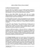 Ensayo de Que es el Marco Teorico y como se redacta