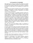 La Corrupción en la Sociedad