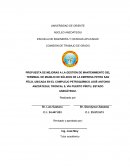 PROPUESTA DE MEJORAS A LA GESTIÓN DE MANTENIMIENTO DEL TERMINAL DE MANEJO DE SÓLIDOS DE LA EMPRESA PETRO SAN FÉLIX, UBICADA EN EL COMPLEJO PETROQUÍMICO JOSÉ ANTONIO ANZOÁTEGUI, TRONCAL 9, VÍA PUERTO PÍRITU, ESTADO ANZOÁTEGUI.