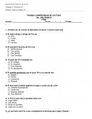 PRUEBA COMPRENSION DE LECTURA 5to. AÑO BÁSICO “FRIN”