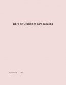 Libro de Oraciones para cada día Marcela Mora P. 2017