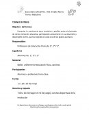 Actividad de educacion fisica