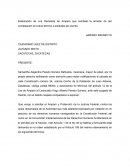 Elaboración de una Demanda de Amparo que combate la omisión de dar contestación en breve término a solitudes por escrito