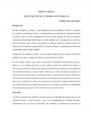 RESEÑA CRITICA EDUCACION TECNICA Y PRODUCCION EN BOLIVIA