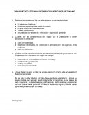 CASO PRÁCTICO –TÉCNICAS DE DIRECCION DE EQUIPOS DE TRABAJO