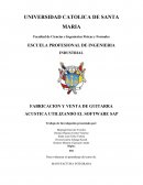 FABRICACION Y VENTA DE GUITARRA ACUSTICA UTILIZANDO EL SOFTWARE SAP