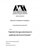 ENSAYO DE CAPTACION DE AGUA PLUVIAL