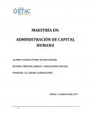Administración del capital humano