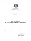Actividad Planificación y control de la producción