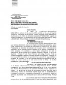 LO QUE INICIA INVESTIGACIÓN PRELIMINAR análisis