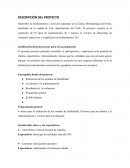 DESCRIPCIÓN DEL PROYECTO Justificación del proyecto por parte de su propietario