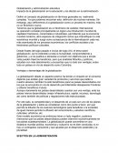 Globalización y administración educativa
