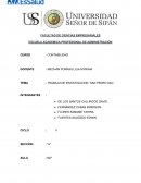 TRABAJO DE INVESTIGACION ¨SAN PEDRO SAC¨