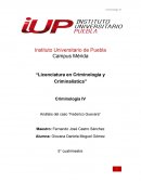 Criminología IV Análisis del caso “Federico Guevara”