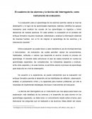 El cuaderno de los alumnos y la técnica del interrogatorio, como instrumento de evaluación