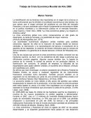 Trabajo de Crisis Económica Mundial del Año 2008