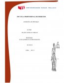ESCUELA PROFESIONAL DE DERECHO AUDIENCIA DE PRUEBAS