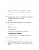 PROCEDIMIENTO PARA TRANSPORTE DE EQUIPOS, MAQUINARIAS Y CARGAS SOBREDIMENCIONADAS