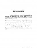 PROCESO ÚNICO DE EJECUCIÓN DE OBLIGACIÓN DE DAR SUMA DE DINERO