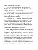 Cercar o no cercar la Frontera Sur