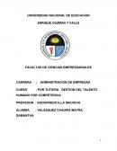 LA GESTIÓN DEL TALENTO HUMANO POR COMPETENCIAS