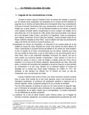EL PERIODO COLONIAL EN CUBA