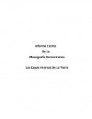 Monografía Demostrativa Las Capas Internas De La Tierra