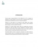 MATRIZ DE COSTOS Visita de campo a empresa MEZCAL DE LOS ANGELES S.C DE R.L