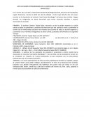 Acta de sesión extraordinaria de la asociación de vivienda “José Carlos Mariátegui”