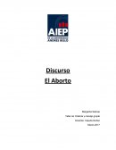 Discurso El Aborto