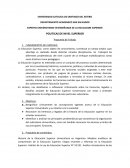 EXPERTO UNIVERSITARIO EN ENSEÑANZA DE LA EDUCACION SUPERIOR POLITICAS DE NIVEL SUPERIOR