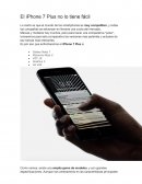 El iPhone 7 Plus no lo tiene fácil