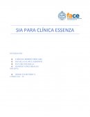 SIA PARA CLÍNICA ESSENZA