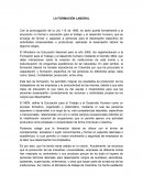 LA FORMACIÓN LABORAL