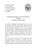 Análisis “Memorial Electoral 2011” a nivel municipal Mazatenango, Suchitepéquez