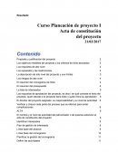Curso Planeación de proyecto I