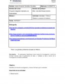 Proyecto Integrador Aplicado a la Especialidad Observo y conozco mi entorno