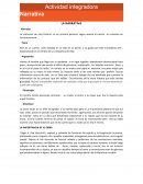 Actividad integradora Narrativa