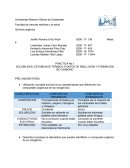 PRACTICA No.1 SOLUBILIDAD, ESTABILIDAD TÉRMICA, PUNTOS DE EBULLICIÓN Y FORMACIÓN DE CARBONO