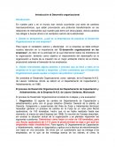 Introducción al Desarrollo organizacional
