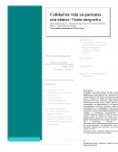 Calidad de vida pacientes con cancer
